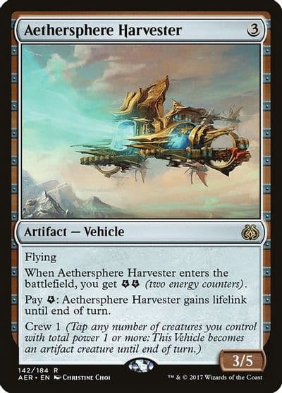 Aethersphere Harvester Aether Revolt Magic card