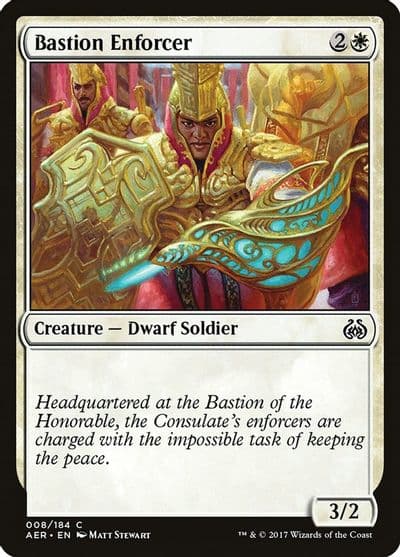 Bastion Enforcer Aether Revolt Magic card