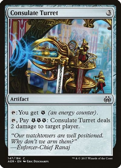 Consulate Turret Aether Revolt Magic card