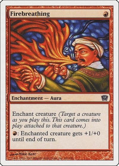 Firebreathing 9th Edition Magic card