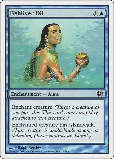 Fishliver Oil 9th Edition Magic card
