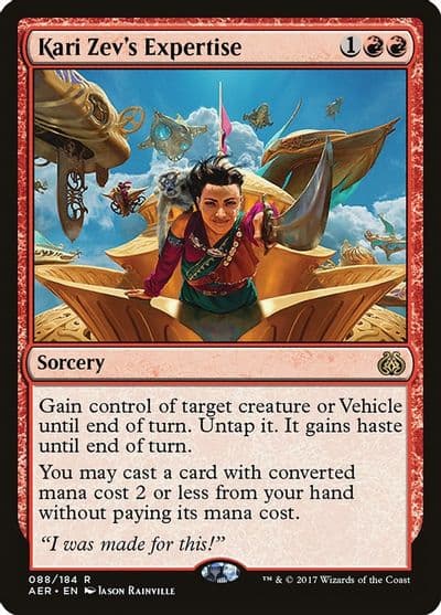 Kari Zevs Expertise Aether Revolt Magic card