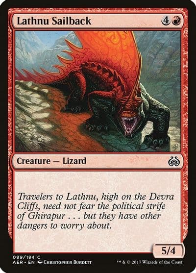 Lathnu Sailback Aether Revolt Magic card