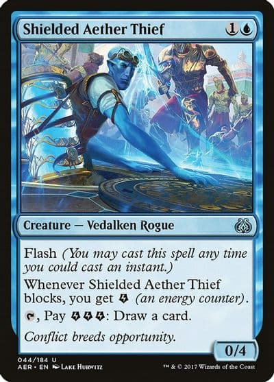 Shielded Aether Thief Aether Revolt Magic card