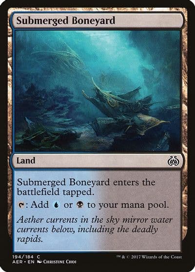 Submerged Boneyard Aether Revolt Magic card