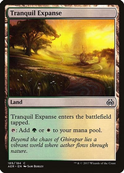 Tranquil Expanse Aether Revolt Magic card
