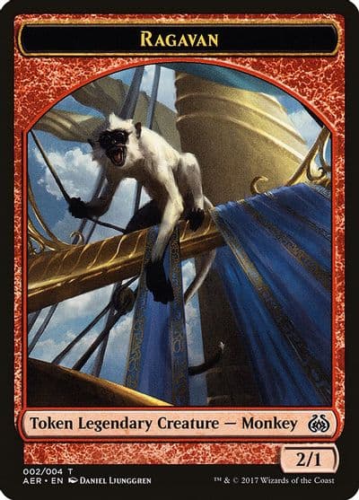 Ragavan Token Aether Revolt Magic card