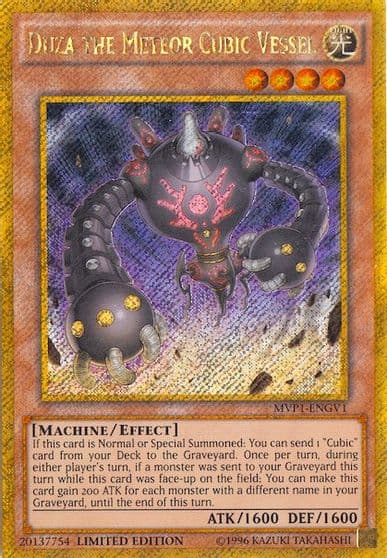 Duza the Meteor Cubic Vessel The Dark Side of Dimensions Movie Pack: Gold Edition Yu-Gi-Oh! card