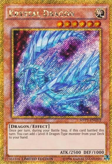 Krystal Dragon The Dark Side of Dimensions Movie Pack: Gold Edition Yu-Gi-Oh! card