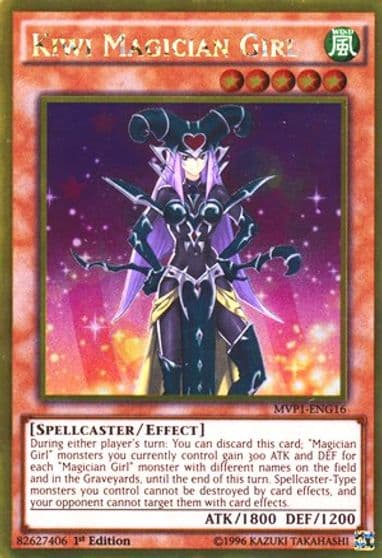 Kiwi Magician Girl The Dark Side of Dimensions Movie Pack: Gold Edition Yu-Gi-Oh! card