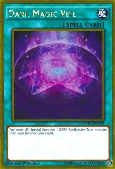 Dark Magic Veil The Dark Side of Dimensions Movie Pack: Gold Edition Yu-Gi-Oh! card