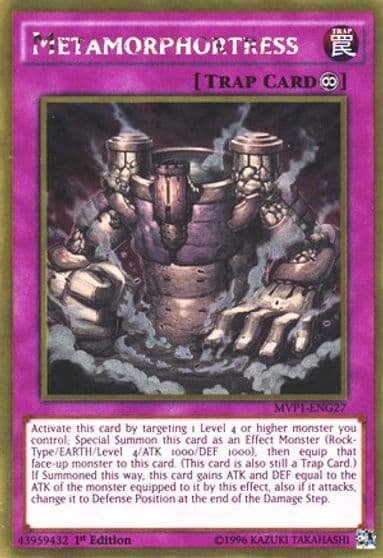 Metamorphortress The Dark Side of Dimensions Movie Pack: Gold Edition Yu-Gi-Oh! card