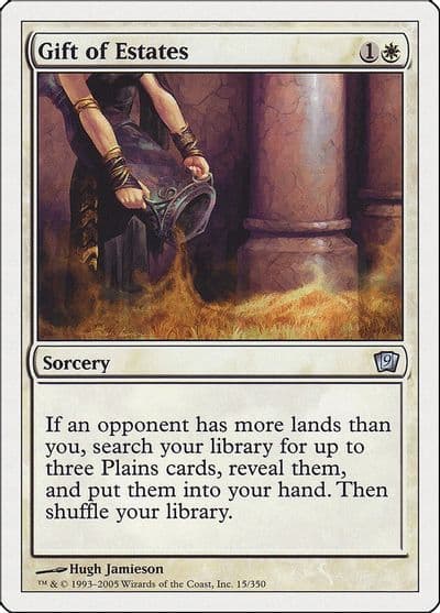 Gift of Estates 9th Edition Magic card