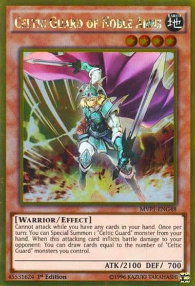 Celtic Guard of Noble Arms The Dark Side of Dimensions Movie Pack: Gold Edition Yu-Gi-Oh! card