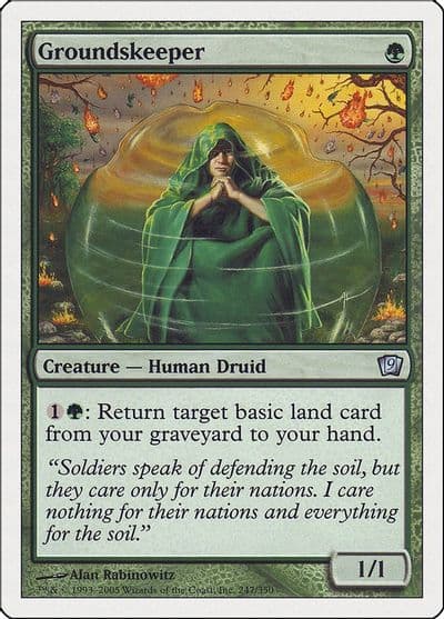 Groundskeeper 9th Edition Magic card