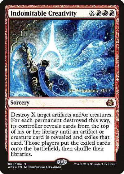 Indomitable Creativity Prerelease Cards Magic card