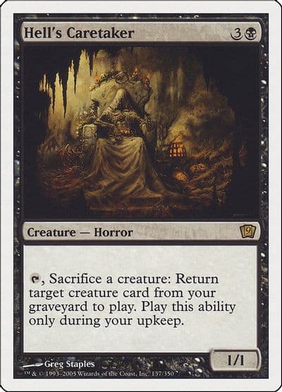 Hells Caretaker 9th Edition Magic card