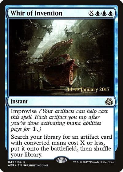 Whir of Invention Prerelease Cards Magic card