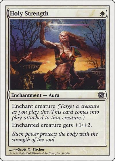 Holy Strength 9th Edition Magic card