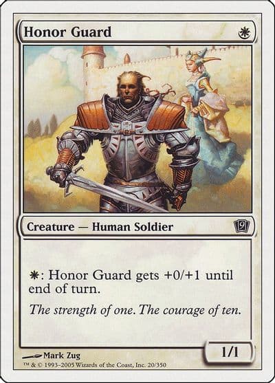 Honor Guard 9th Edition Magic card