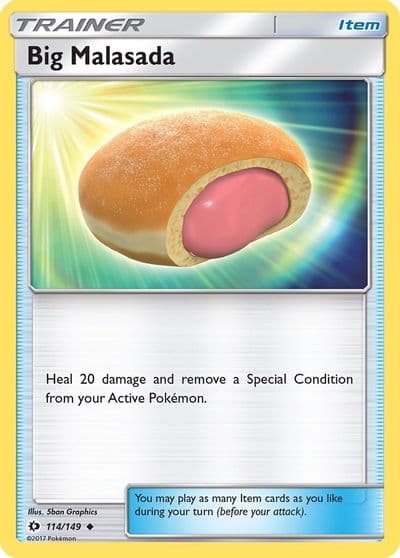 Big Malasada SM Base Set Pokemon card