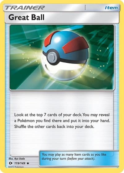 Great Ball SM Base Set Pokemon card
