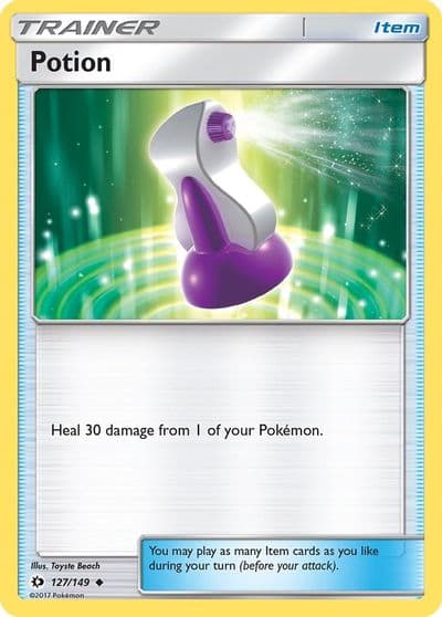 Potion SM Base Set Pokemon card