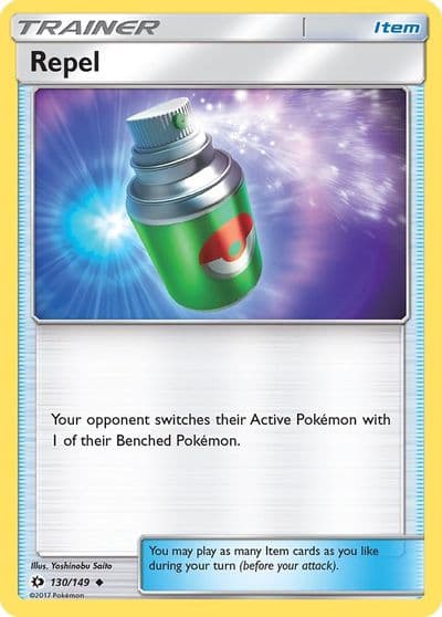 Repel SM Base Set Pokemon card