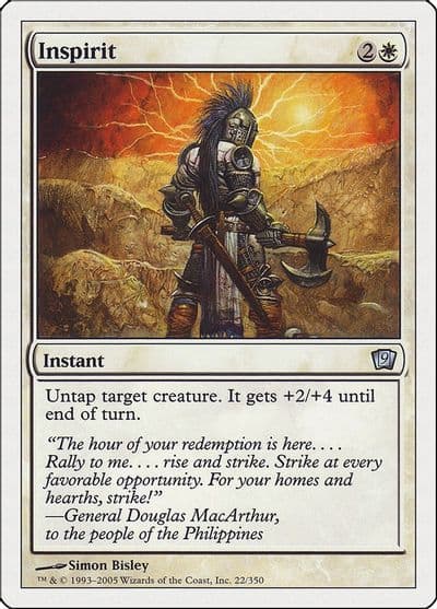 Inspirit 9th Edition Magic card