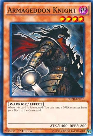 Armageddon Knight Structure Deck: Pendulum Domination Yu-Gi-Oh! card