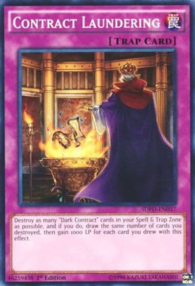 Contract Laundering Structure Deck: Pendulum Domination Yu-Gi-Oh! card