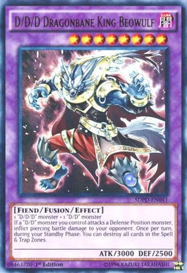 D D D Dragonbane King Beowulf Structure Deck: Pendulum Domination Yu-Gi-Oh! card