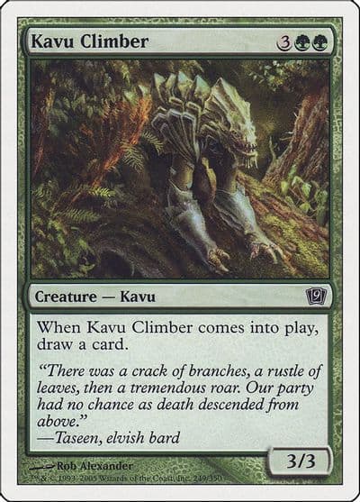 Kavu Climber 9th Edition Magic card