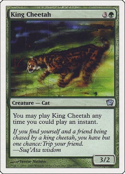 King Cheetah 9th Edition Magic card