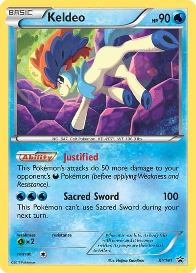 Keldeo - XY191 XY Promos Pokemon card
