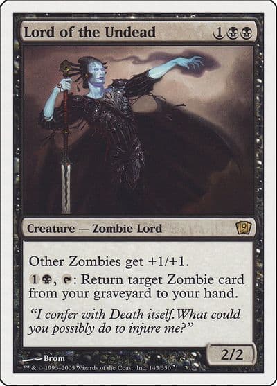 Lord of the Undead 9th Edition Magic card