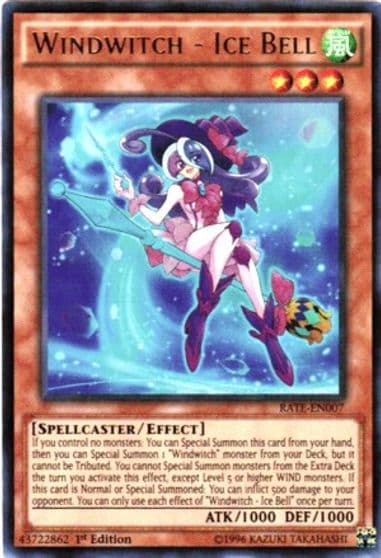 Windwitch Ice Bell Raging Tempest Yu-Gi-Oh! card