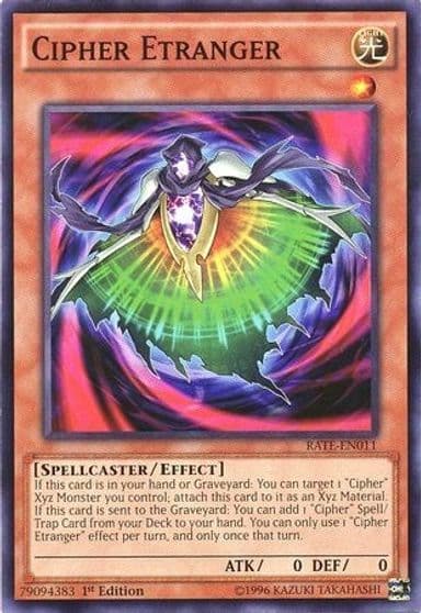 Cipher Etranger Raging Tempest Yu-Gi-Oh! card