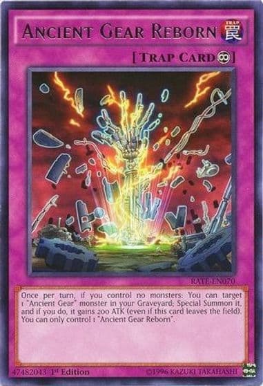 Ancient Gear Reborn Raging Tempest Yu-Gi-Oh! card
