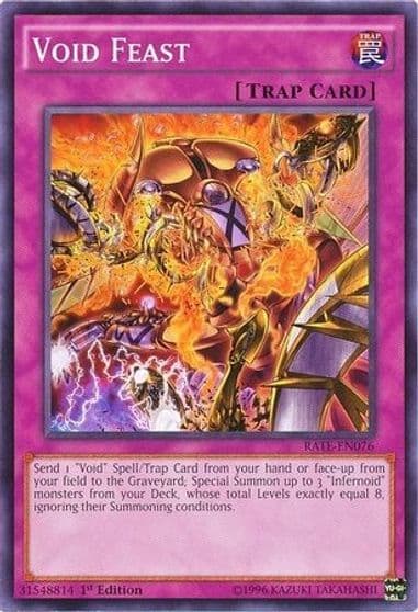 Void Feast Raging Tempest Yu-Gi-Oh! card