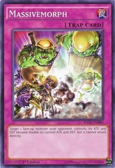 Massivemorph Raging Tempest Yu-Gi-Oh! card
