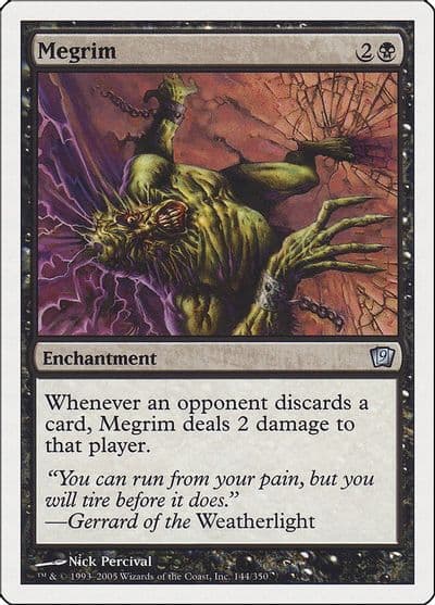 Megrim 9th Edition Magic card