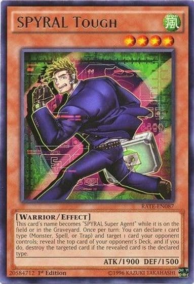 SPYRAL Tough Raging Tempest Yu-Gi-Oh! card