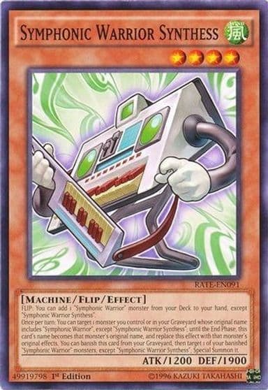 Symphonic Warrior Synthess Raging Tempest Yu-Gi-Oh! card