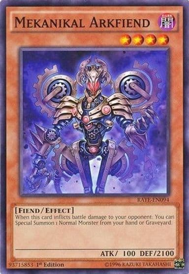 Mekanikal Arkfiend Raging Tempest Yu-Gi-Oh! card