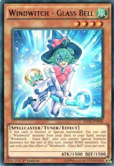 Windwitch Glass Bell Raging Tempest Yu-Gi-Oh! card