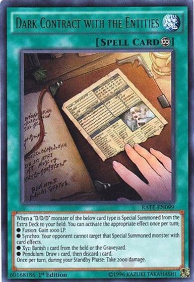 Dark Contract with the Entities Raging Tempest Yu-Gi-Oh! card