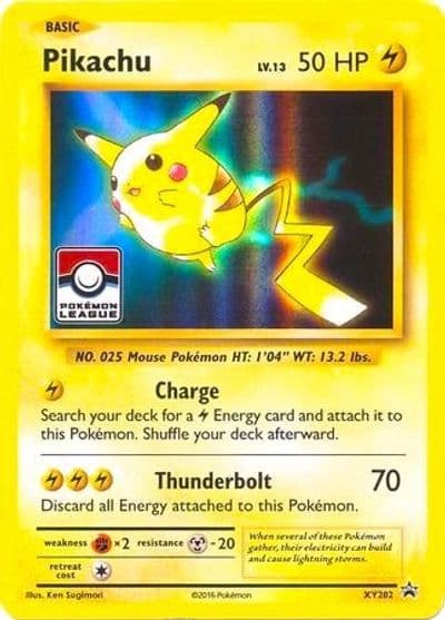 Pikachu - XY202 (Pokemon League) League & Championship Cards Pokemon card