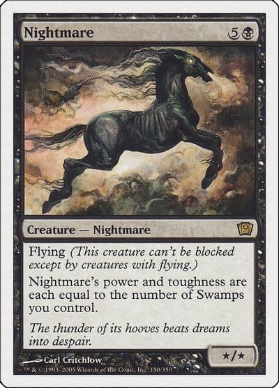 Nightmare 9th Edition Magic card