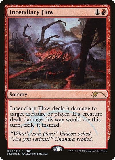 Incendiary Flow FNM Promos Magic card